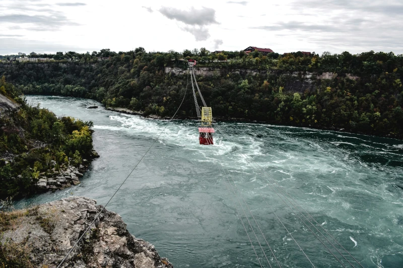 Gondel über dem Niagara-Whirlpool