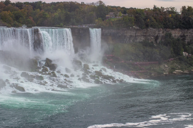 Altes Bild der Niagarafälle